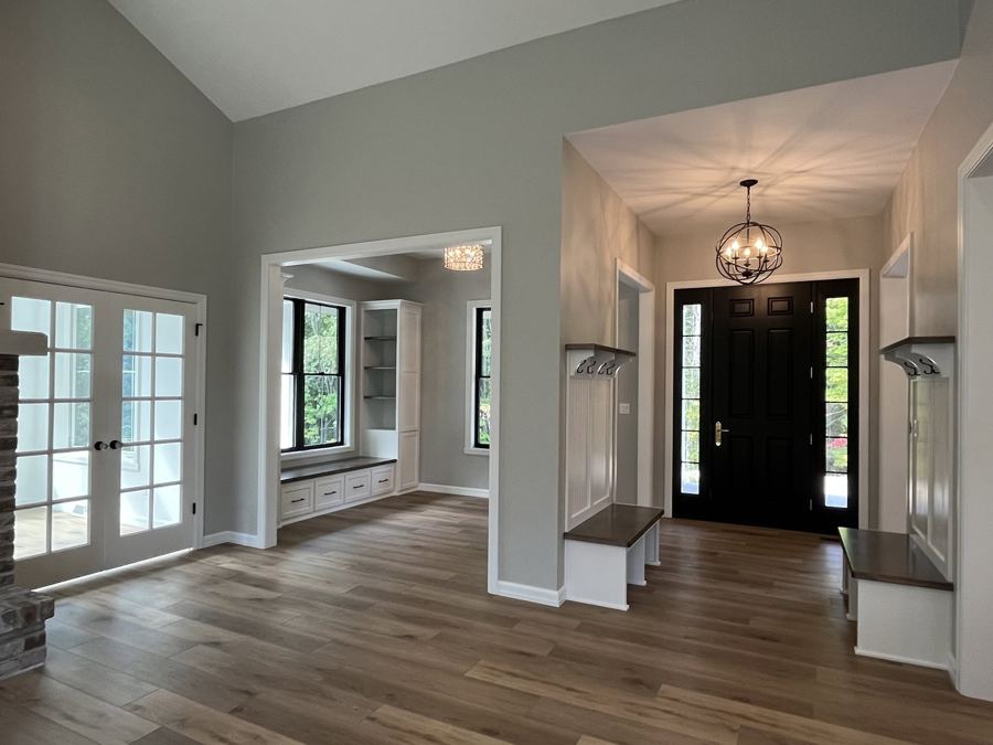 Foyer and piano room