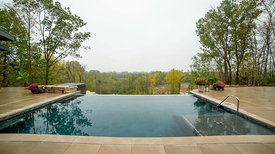 Pool and the view beyond